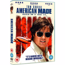Warner Bros American Made, Movie, DVD, Coloured, English, Adults, Tom Cruise, Domhnall Gleeson, Sarah Wright, Jayma Mays, Jes ...