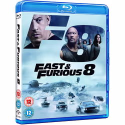 Warner Bros Fast And Furious 8, Movie, Blu-ray, Coloured, English, Adults & Children, Vin Diesel, Dwayne Johnson, Jason Stath ...