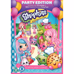 Warner Bros Shopkins Chef Club: Party Edition, Animated film/cartoon, Blu-ray, U, Coloured, English, Adults & Children