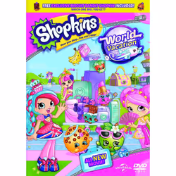 Warner Bros Shopkins: World Vacation, Animated film/cartoon, DVD, U, Coloured, English, Adults & Children