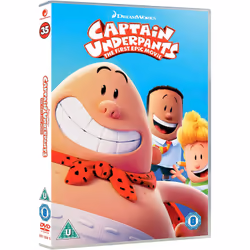 Warner Bros Captain Underpants: The First Epic Movie, Animated film/cartoon, DVD, U, Coloured, English, Adults & Children