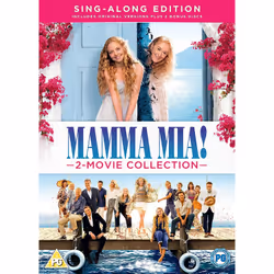 Warner Bros Mamma Mia! 2 Movie Collection, Movie, DVD, PG, Coloured, English, Adults & Children