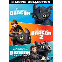 Warner Bros How To Train Your Dragon: 3 Film Collection, Animated film/cartoon, DVD, PG, Coloured, English, Adults & Children