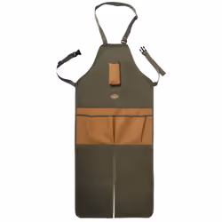 Garden Tool Stool, Kneeling Pad & Split Leg Apron Set (Khaki/Brown)