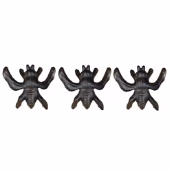 Cast Iron Novelty Door or Drawer Handles & Optional Mounting Bolt - 3 Bees