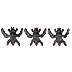 Cast Iron Novelty Door or Drawer Handles & Optional Mounting Bolt - 3 Bees
