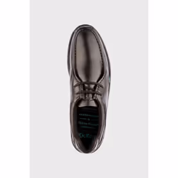 KICKERS teens reasan lace leather shoes in black - UK 3