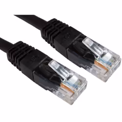 Target ERT-600 BLACK, 0.5 m, Cat6, U/UTP (UTP), RJ-45, RJ-45, Black