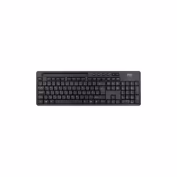 Evo Labs WM-757UK Wireless Keyboard & Mouse Combo | QWERTY UK Layout | Full Size - Black