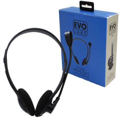Evo Labs HP01 headphones/headset Wired Head-band Black