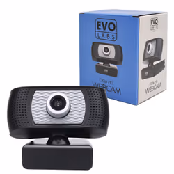 Evo Labs CM-01, 1280 x 720 pixels, 30 fps, BMP, JPEG, PNG, USB 2.0, Black, Stand
