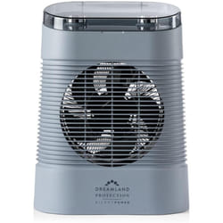 Dreamland Silent Power Protection Portable Fan Heater with 4 Heating Modes