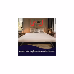 Dreamland Intelliheat+ fast heat Scandi Full Bed size Sherpa Underblanket, single size electric blanket 190 x 90cm, elasticated straps, 1 control, 6