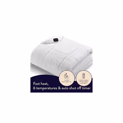 Dreamland Intelliheat+ fast heat Scandi Full Bed size Sherpa Underblanket, single size electric blanket 190 x 90cm, elasticated straps, 1 control, 6 - Additional view 4
