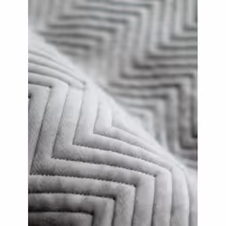 Dreamland Hurry Home Deluxe Velvet Warming Throw - Grey Herringbone - Additional view 5