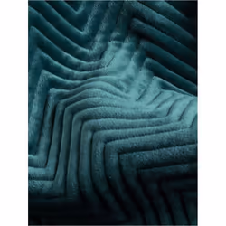 Dreamland Hurry Home Deluxe Velvet Warming Throw - Emerald Green Herringbone - Additional view 5