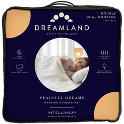 Dreamland Ivory Supersoft Dual Control Overblanket-Double