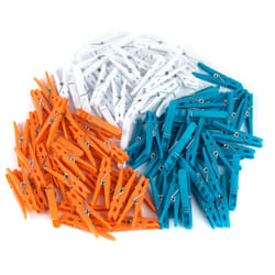 LA033376TQ Clothes Pegs â 100 Pack Indoor/Outdoor Laundry Clips for Washing Line, Garden, Airer, Strong Recycled Plastic Ultra Secure Grip Peg Set,