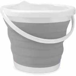 Beldray LA028495GRY 10 L Collapsible Folding Water Car Mop Bucket, Compact Design, Easy to Clean, Ideal for Indoor and Outdoo ...