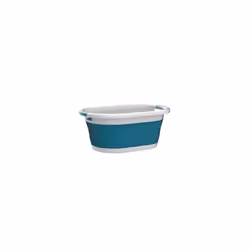 LA034816TQ Collapsible Laundry Basket - Foldable Clothes Basket, 37 L Washing Tub, Large Collapsible Laundry Bin with Carry Handles, Pop Up Laundry