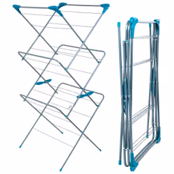 Beldray LA050397, Floor-standing rack, Steel, Turquoise, 15 m, 3 shelves, 640 mm