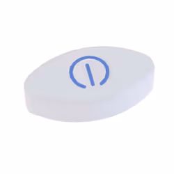 GENUINE INDESIT DISHWASHER WHITE PLASTIC ON/OFF PUSH BUTTON SWITCH