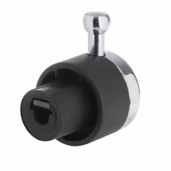 Rangemaster 5493 7436 110 6006 8483 90 Hob Knob Hotplate Switch Chrome In Black