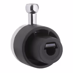 Rangemaster 5493 7436 110 6006 8483 90 Hob Knob Hotplate Switch Chrome In Black