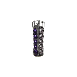 20 Piece 4 Row NESPRESSO VERTUO ESPRESSO ALTISSIO Coffee Pod Capsule Holder Stand with 360 Rotatable Base