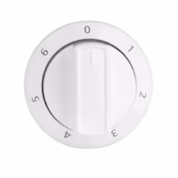 Knob Beko CSE CSM Oven Cooker Hob Temperature Control Switch Dial White Genuine