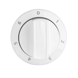 Knob Beko CSE CSM Oven Cooker Hob Temperature Control Switch Dial White Genuine