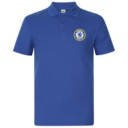Chelsea FC Official Football Gift Mens Crest Polo Shirt - Royal Blue, Medium