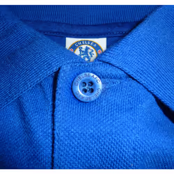 Chelsea FC Official Football Gift Mens Crest Polo Shirt - Royal Blue, Large