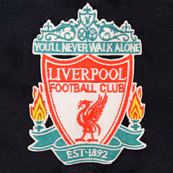 Liverpool FC Official Football Gift Mens Shower Jacket Windbreaker - Black, Large
