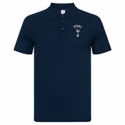 Tottenham Hotspur FC Official Football Gift Mens Crest Polo Shirt - Navy Blue, 3XL
