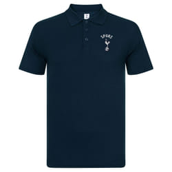 Tottenham Hotspur FC Official Football Gift Mens Crest Polo Shirt - Navy Blue, 3XL