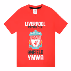 Liverpool FC Official Football Gift Boys Short Pyjamas - Red, 8-9 Years