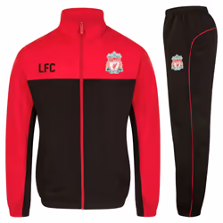Liverpool FC Official Football Gift Mens Jacket & Pants Tracksuit Set - Red, Medium