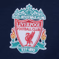Liverpool FC Boys Hoody Zip Fleece Kids OFFICIAL Football Gift - Navy Blue, 6-7 Years