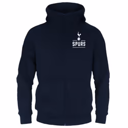 Tottenham Hotspur FC Official Football Gift Boys Fleece Zip Hoody - Navy Blue, 12-13 Years
