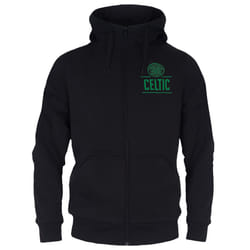 Celtic FC Official Football Gift Mens Fleece Zip Hoody - Large