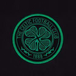 Celtic FC Official Football Gift Mens Crest Polo Shirt - Black Contrast Sleeve, Small