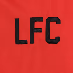 Liverpool FC Official Football Gift Boys Shower Jacket Windbreaker - Black Red, 2-3 Years