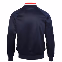 Liverpool FC Official Football Gift Mens Retro Track Top Jacket - Navy Stripe Collar, Medium