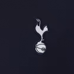 Tottenham Hotspur FC Official Football Gift Mens Crest Polo Shirt - Navy Contrast Sleeve, Medium