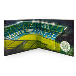 Celtic FC Mens Wallet Leather Embossed Crest OFFICIAL Football Gift - Black Stadium New