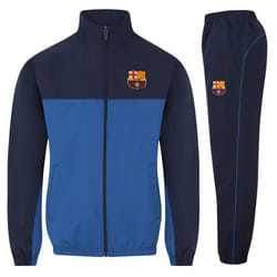 FC Barcelona Official Football Gift Boys Jacket & Pants Tracksuit Set - Reflex Blue, 8-9 Years