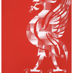 Liverpool FC Official Football Gift Mens Graphic T-Shirt - Red Sleeve Logo, Medium