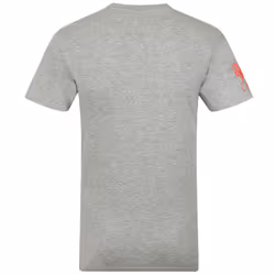 Liverpool FC Official Football Gift Mens Graphic T-Shirt - Grey Sleeve Logo, XL