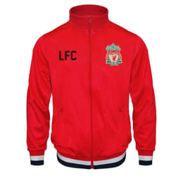 Liverpool FC Official Football Gift Boys Retro Track Top Jacket - Red, 2-3 Years